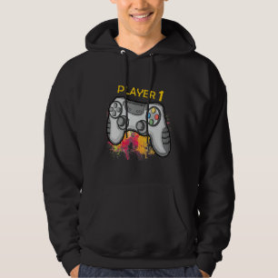 Player 1 Player 2 Matching Couple Gamer Gaming Gif Hoodie