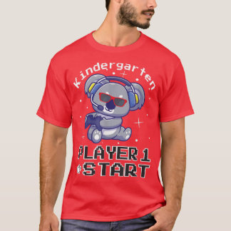 PLAYER 1 START BACK TO SCHOOL KOALA BEAR KINDERGAR T-Shirt