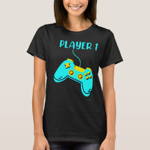 Player 1 Waiting For Player 3 Gaming Pregnancy Ann T-Shirt
