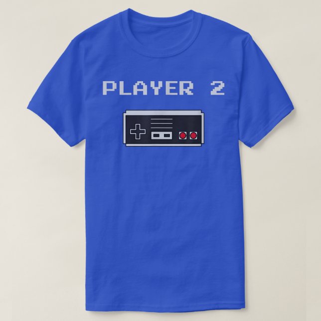 Player 2 buddy Retro style video game  (Old School T-Shirt (Design Front)