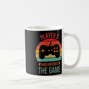 Player 2 Has Entered The Game Gamer New Coffee Mug