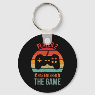 Player 2 Has Entered The Game Gamer New Key Ring