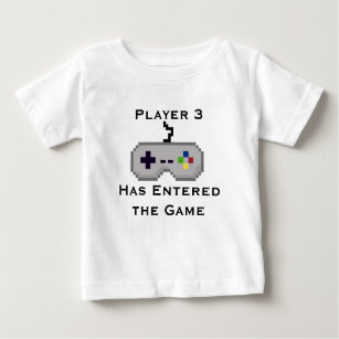 Player 3 Has Entered the Game Creeper Shirt - Grey
