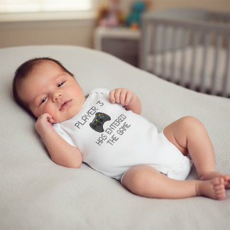 Player 3 Has Entered The Game Gamer Humour Baby Bodysuit
