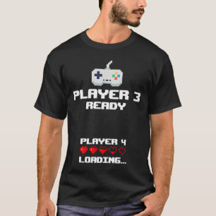 Player 3 Player 4 Loading Gamming New Baby T-Shirt