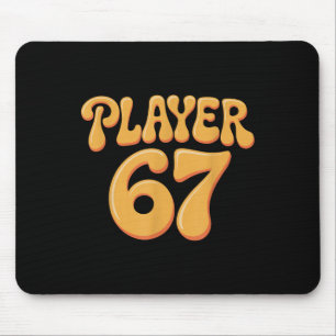 Player 67 Alpha Slang Gen 67th Number 67 Mouse Pad
