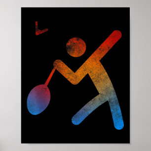 Player Badminton Champion T Shirt Play Gift Racket Poster