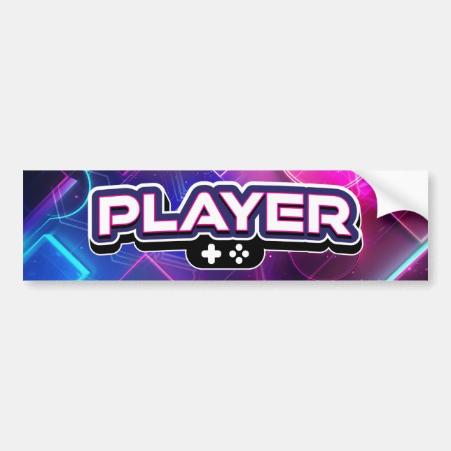 Player Bumper Sticker (Front)