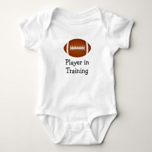 Player in Training baby shirt bodysuit one piece
