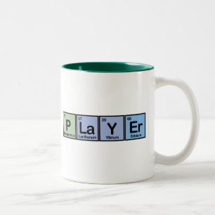 Player made of Elements Two-Tone Coffee Mug