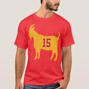 Player Mahomes Goat 15Perfect Gift For Fans T-Shirt