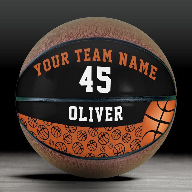 Player Name Team Name Number Ball Pattern Basketball (Creator Uploaded)