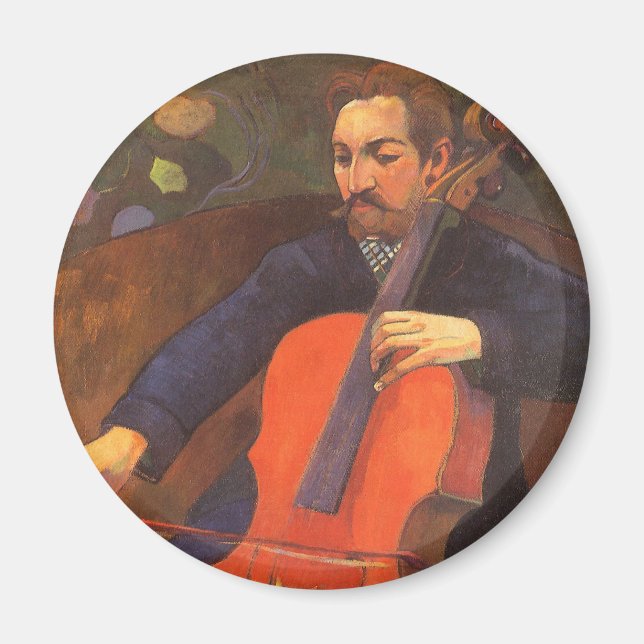 Player Schneklud Portrait by Paul Gauguin Magnet (Front)