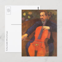 Player Schneklud Portrait by Paul Gauguin