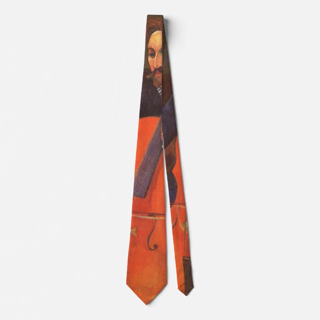 Player Schneklud Portrait by Paul Gauguin Tie (Front)