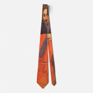 Player Schneklud Portrait by Paul Gauguin Tie