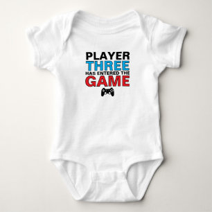 Player Three Baby Gamer Bodysuit
