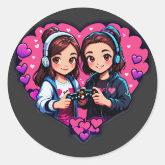 Player Two Forever Classic Round Sticker