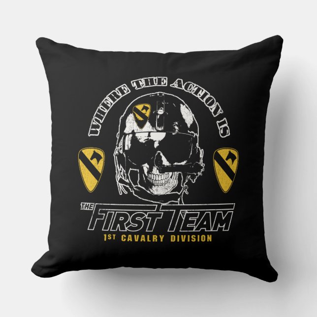 Playera 1st Cavalry Division Cushion (Front)