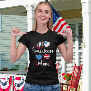 Playera All American Mom 4th July Mom T-Shirt