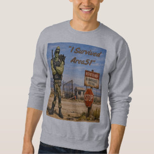 Playera Area51 -I survived Area51 Sweatshirt