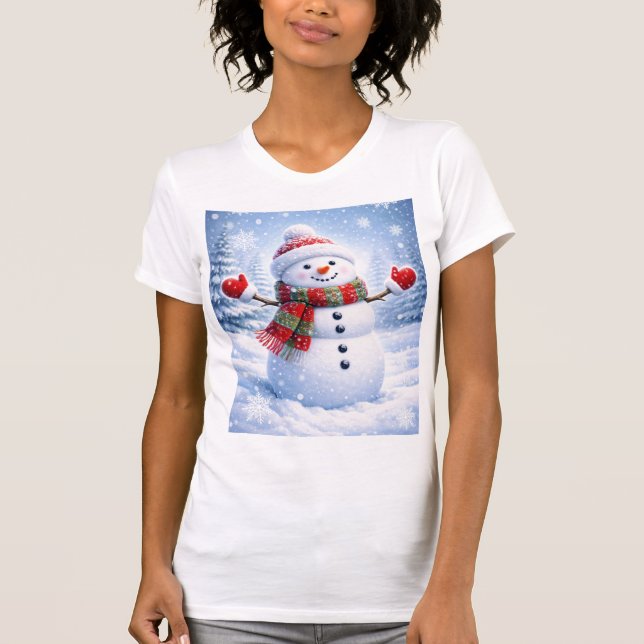 Playera de Punto Jersey con Diseño de Muñeco de Ni T-Shirt (Front)