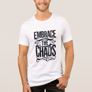 playera-Embrace The Chaos Graphic Tri-Blend Shirt