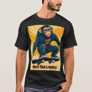 Playera monkey skater  T-Shirt
