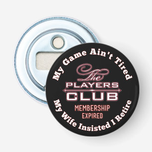 Players Club Membership Expired Bottle Opener