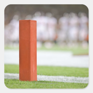 Players in background. square sticker