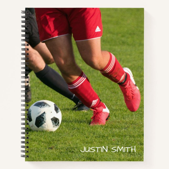 Players Soccer Ball Personalised Notebook (Front)