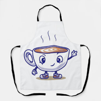 Playful and Funny Coffee Design Apron