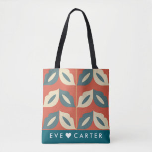Playful and Stylish Two-Lips Motifs Tote Bag