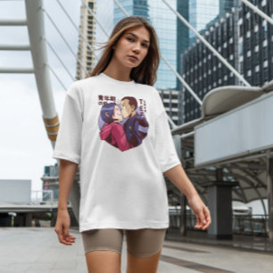 Playful Anime Couple  T-Shirt