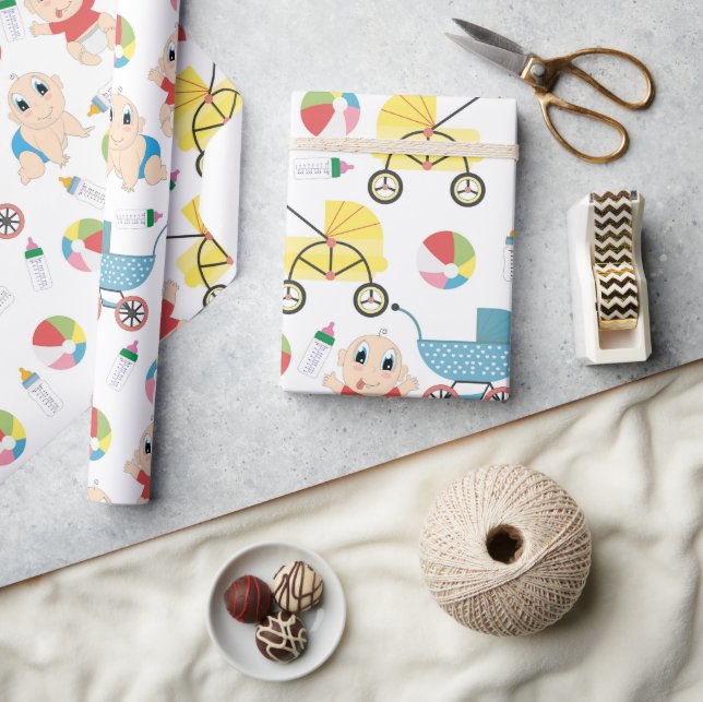 Playful Babies  Wrapping Paper (Crafts)