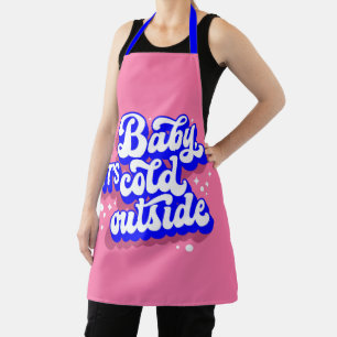 Playful Baby, It’s Cold Outside Winter Design Apron