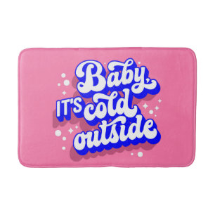 Playful Baby, It’s Cold Outside Winter Design Bath Mat
