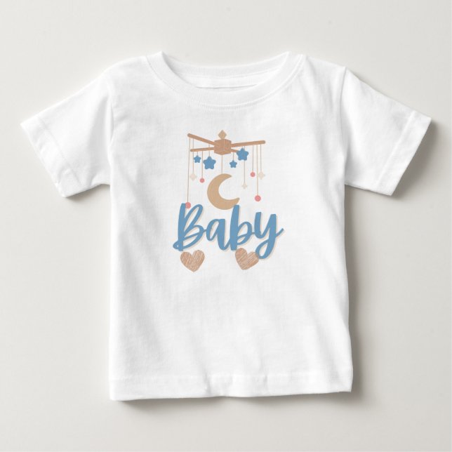 playful baby printed baby T-Shirt (Front)