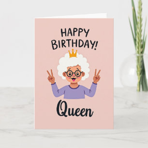 Playful Birthday Crown Card