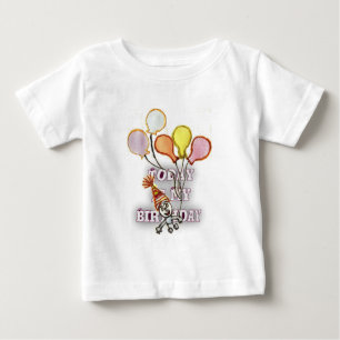 Playful Birthday Greeting: Happy Birthday Bro. Baby T-Shirt