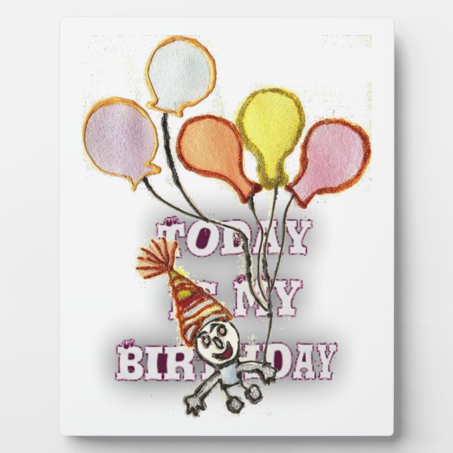 Playful Birthday Greeting: Happy Birthday Bro. Plaque (Front)