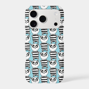 Playful Black and White Panda Art