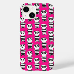Playful Black and White Panda Art Case-Mate iPhone 14 Case
