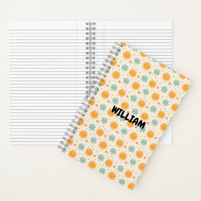 Playful Boho Sun Notebook (Inside)