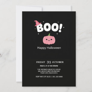 Playful BOO! Halloween Party Invite