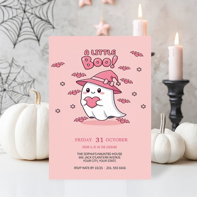 Playful BOO! Halloween Party Invite (Creator Uploaded)
