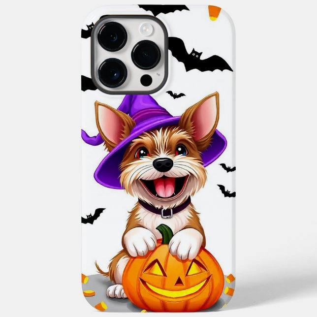 Playful cartoon-style dog Case-Mate iPhone case (Back)