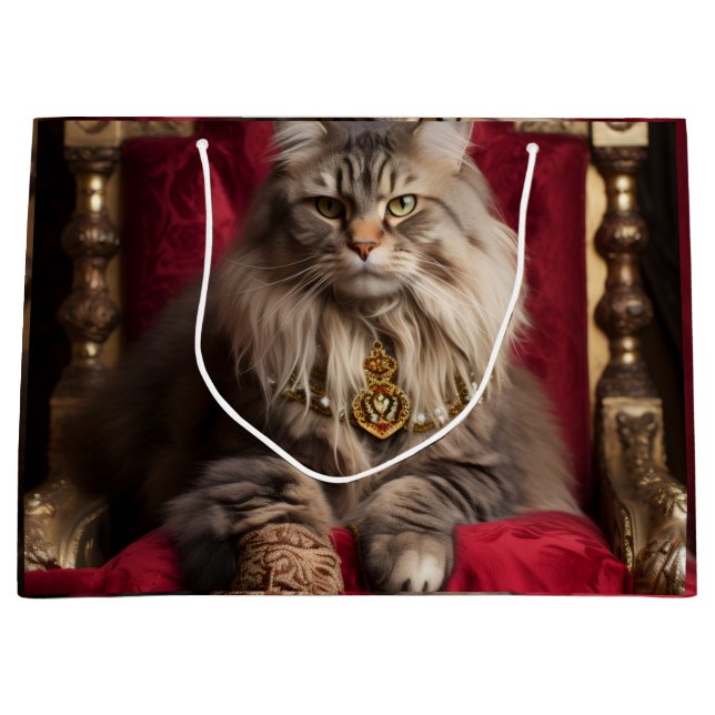 “Playful Cat Design Bag – Cute Accessory for Cat L (Front)