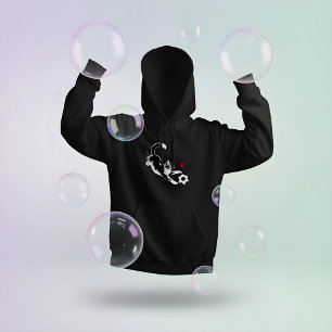 Playful Cat Soccer for Cat Lovers & Soccer Fans Hoodie