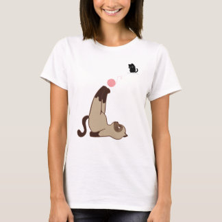Playful Cat with Yarn | Cute Cat Lover T-Shirt